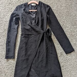 Babaton Black Wrap Dress